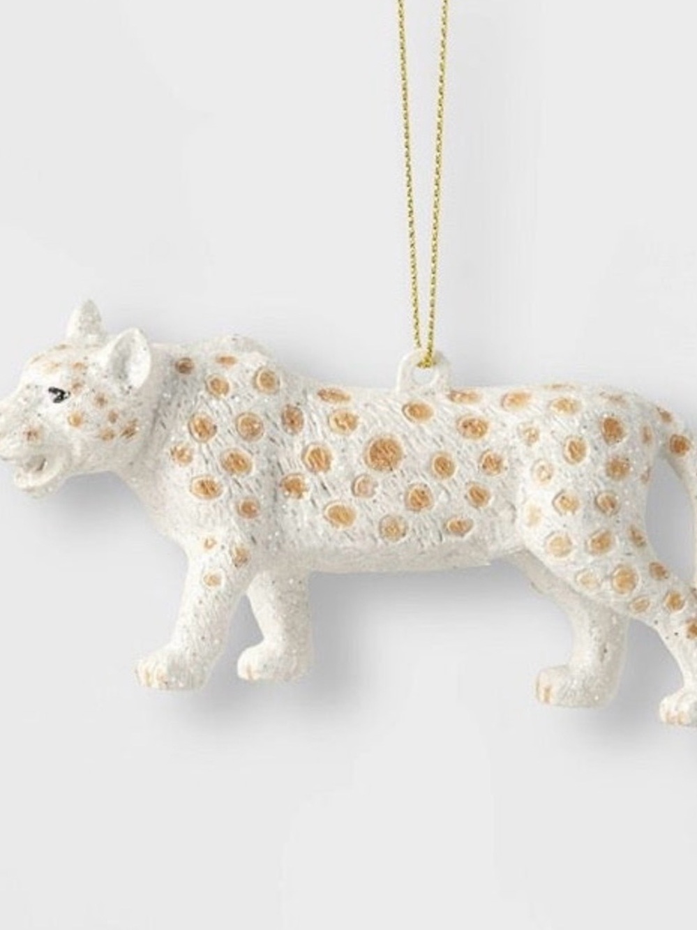 2 Wondershop Leopard Ornaments